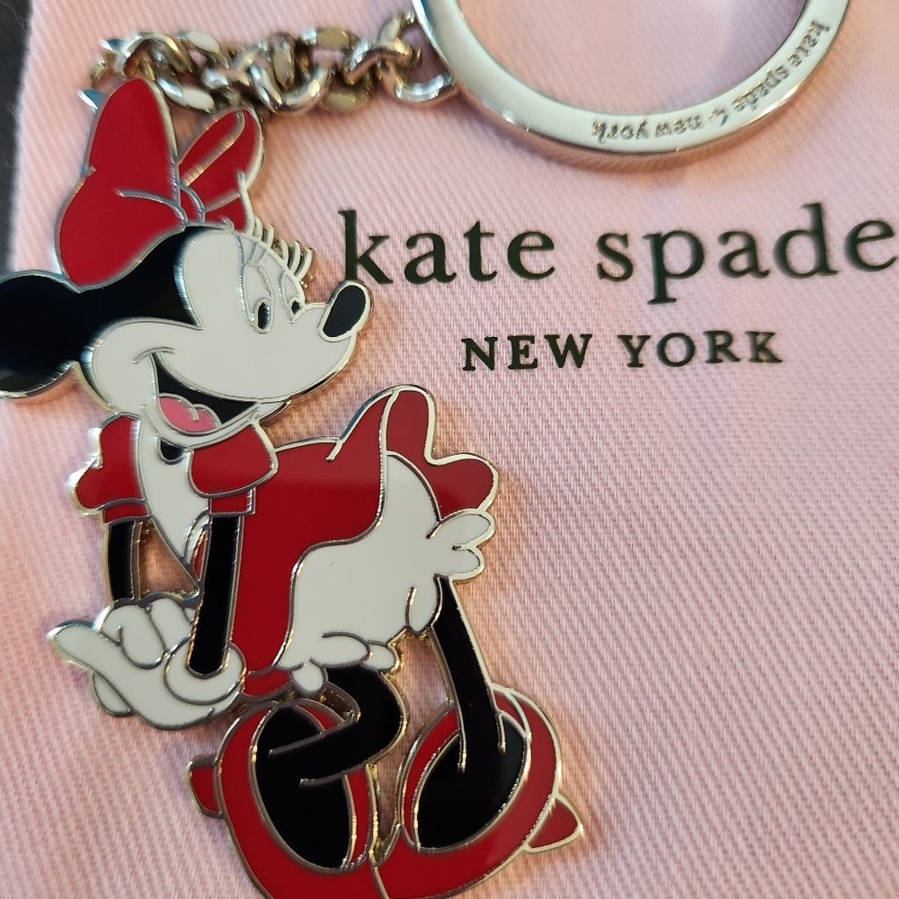 kate spade Minnie Mouse Bag Charm Key Chain